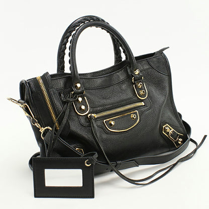 中古 バレンシアガ ハンドバッグ レディース ブランド BALENCIAGA 2WAY レザー 432831 ブラック バッグ USDBG96468011