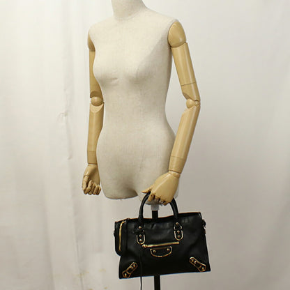 中古 バレンシアガ ハンドバッグ レディース ブランド BALENCIAGA 2WAY レザー 432831 ブラック バッグ USDBG96468011