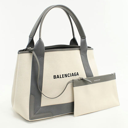 中古 バレンシアガ トートバッグ レディース ブランド BALENCIAGA ネイビーカバ スモール 339933 バッグ USDBG96584011