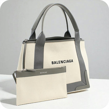 中古 バレンシアガ トートバッグ レディース ブランド BALENCIAGA ネイビーカバ スモール 339933 バッグ USDBG96584011