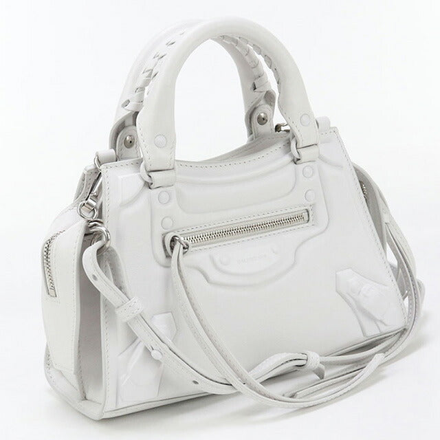 中古 バレンシアガ ハンドバッグ レディース ブランド BALENCIAGA ネオクラシック シティ ミニ レザー 638524 ホワイト バッグ USDBG96695011