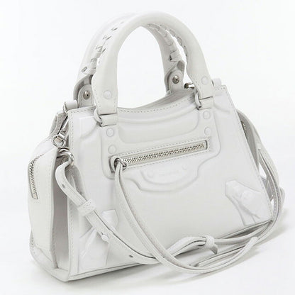 中古 バレンシアガ ハンドバッグ レディース ブランド BALENCIAGA ネオクラシック シティ ミニ レザー 638524 ホワイト バッグ USDBG96695011