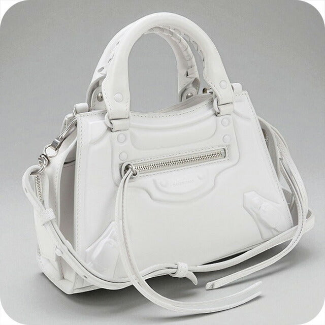 中古 バレンシアガ ハンドバッグ レディース ブランド BALENCIAGA ネオクラシック シティ ミニ レザー 638524 ホワイト バッグ USDBG96695011
