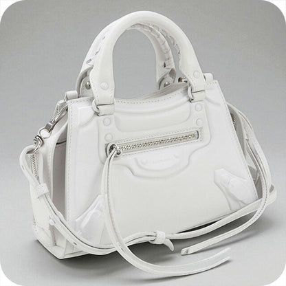 中古 バレンシアガ ハンドバッグ レディース ブランド BALENCIAGA ネオクラシック シティ ミニ レザー 638524 ホワイト バッグ USDBG96695011