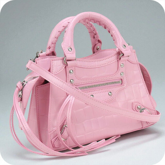 中古 バレンシアガ ハンドバッグ レディース ブランド BALENCIAGA ネオクラシックシティ ミニ 2WAYハンドバッグ レザー 638524 ピンク USDBG97182011