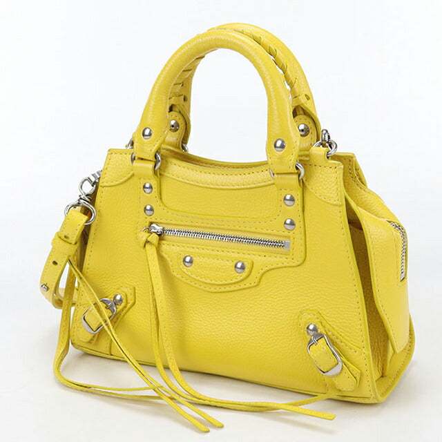 BALENCIAGA ハンドバッグ イエロー 中古 バレンシアガ ハンドバッグ レディース ブランド BALENCIAGA ネオ