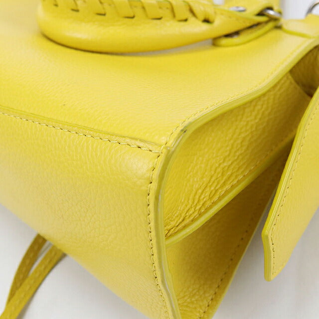 中古 バレンシアガ ハンドバッグ レディース ブランド BALENCIAGA ネオ クラシック ミニ シティ 2WAY レザー 638524 イエロー バッグ USDBG97943011
