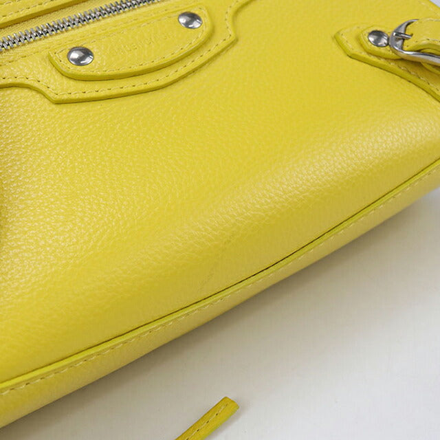 中古 バレンシアガ ハンドバッグ レディース ブランド BALENCIAGA ネオ クラシック ミニ シティ 2WAY レザー 638524 イエロー バッグ USDBG97943011