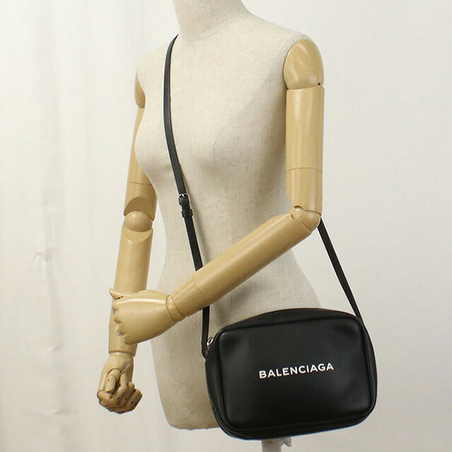 二手 Balenciaga 单肩包 男女通用品牌 BALENCIAGA 日常相机包 皮革 489812 D6W2N 1000 黑色 USDBG98992011