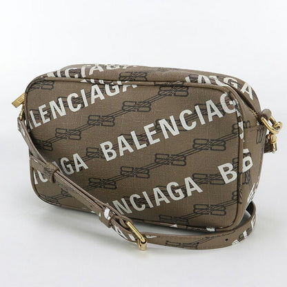 中古 バレンシアガ 斜め掛け ショルダーバッグ レディース ブランド BALENCIAGA BBモノグラム 702701 210HA 2769 ブラウン バッグ USDBG99483011