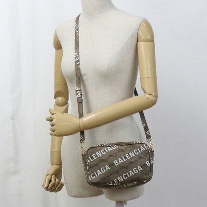 中古 バレンシアガ 斜め掛け ショルダーバッグ レディース ブランド BALENCIAGA BBモノグラム 702701 210HA 2769 ブラウン バッグ USDBG99483011