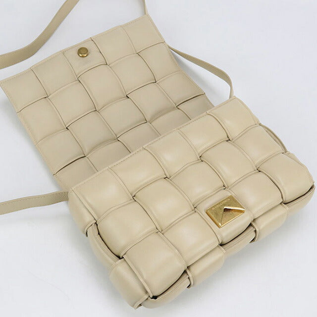 中古 ボッテガヴェネタ 斜め掛け ショルダーバッグ レディース BOTTEGA VENETA イントレチャート パデット カセット 591970 VCQR1 9782 USDBO100260011