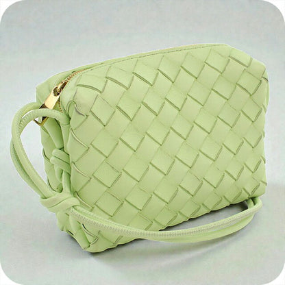 中古 ボッテガヴェネタ ショルダーバッグ レディース ブランド BOTTEGA VENETA イントレチャート レザー グリーン バッグ USDBO103747011