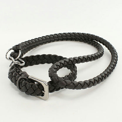 二手 Bottega Veneta 宠物用品生活品牌 BOTTEGA VENETA Intrecciato 狗绳皮革棕色配件 USDBO103783011