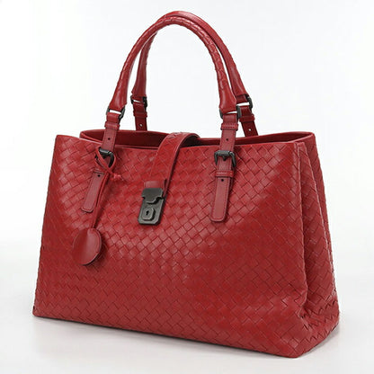 二手 Bottega Veneta 手提包 女士品牌 BOTTEGA VENETA 罗马 Intrecciato 皮革 红色 USDBO103836011