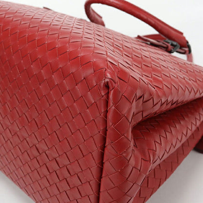 二手 Bottega Veneta 手提包 女士品牌 BOTTEGA VENETA 罗马 Intrecciato 皮革 红色 USDBO103836011