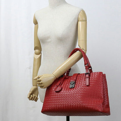二手 Bottega Veneta 手提包 女士品牌 BOTTEGA VENETA 罗马 Intrecciato 皮革 红色 USDBO103836011