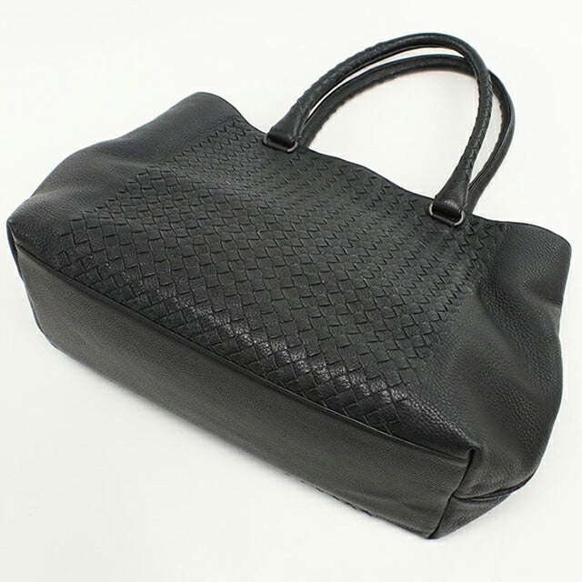 二手 Bottega Veneta 手提包 男士品牌 BOTTEGA VENETA Intrecciato 皮革黑色包 USDBO103937011