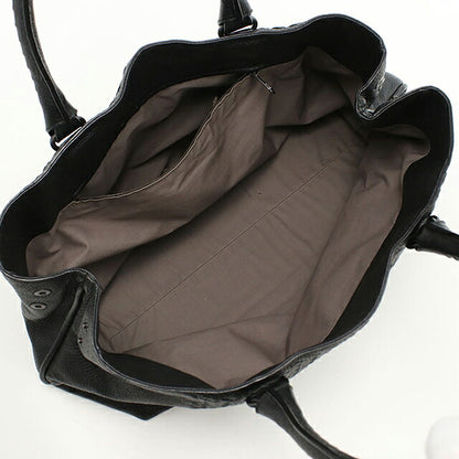 二手 Bottega Veneta 手提包 男士品牌 BOTTEGA VENETA Intrecciato 皮革黑色包 USDBO103937011