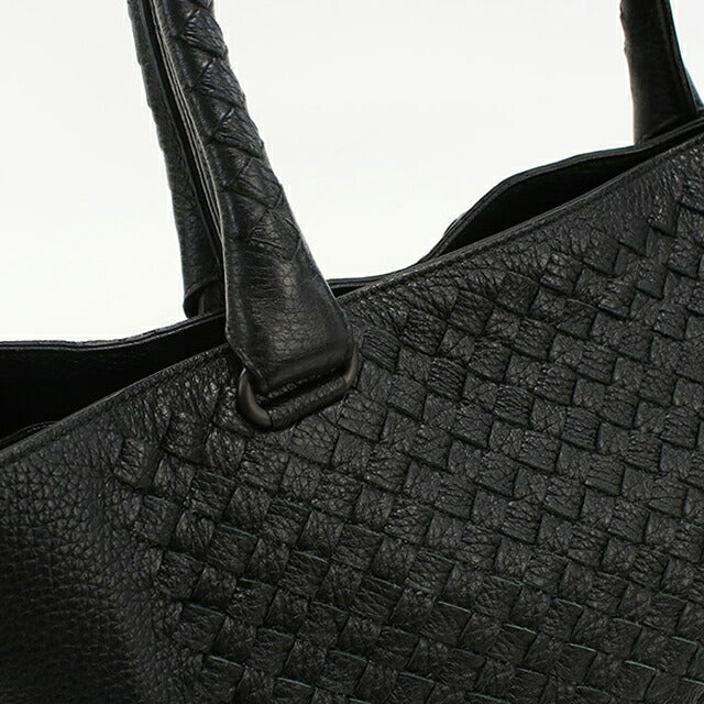 二手 Bottega Veneta 手提包 男士品牌 BOTTEGA VENETA Intrecciato 皮革黑色包 USDBO103937011