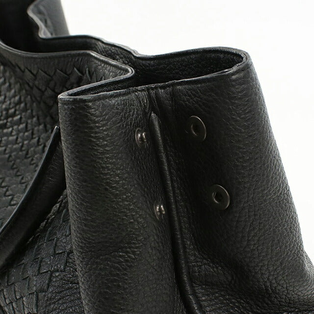 二手 Bottega Veneta 手提包 男士品牌 BOTTEGA VENETA Intrecciato 皮革黑色包 USDBO103937011