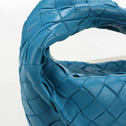 中古 ボッテガ・ヴェネタ ハンドバッグ レディース ブランド BOTTEGA VENETA イントレチャート ミニ ジョディ レザー ブルー USDBO104456011