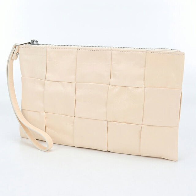 二手 Bottega Veneta 手拿包 女士品牌 BOTTEGA VENETA Maxi Intrecciato 皮革米色包 USDBO104526011