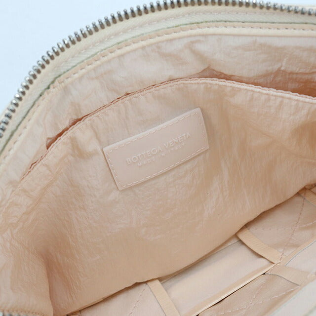 二手 Bottega Veneta 手拿包 女士品牌 BOTTEGA VENETA Maxi Intrecciato 皮革米色包 USDBO104526011