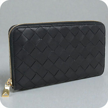 Used Bottega Veneta Long Wallet Round Zipper Men&
