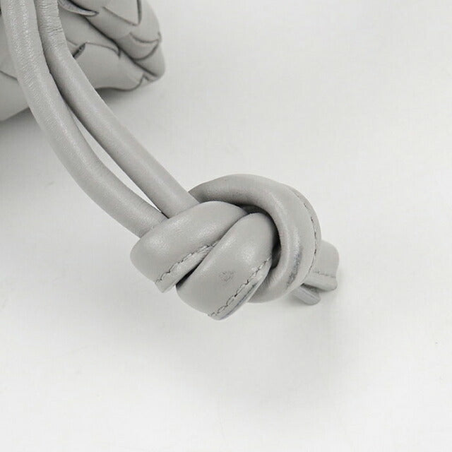 中古 ボッテガヴェネタ ショルダーバッグ レディース ブランド BOTTEGA VENETA イントレチャート レザー グレー バッグ USDBO105214011