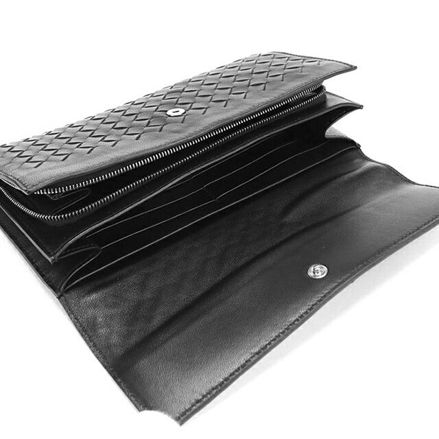 ボッテガ 中古品 正規品！ 中古 ボッテガ・ヴェネタ 長財布二折 レディース ブランド BOTTEGA