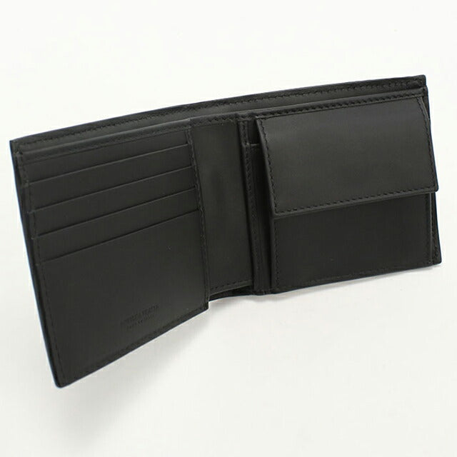 BOTTEGA VENETA カセット 二つ折り財布 ブラック 中古品 超極美品】BOTTEGAVENETA カセット 二つ折り財布 札入れ 黒 - メルカリ