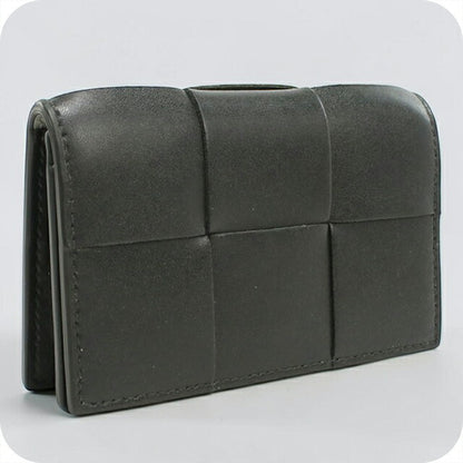 二手 Bottega Veneta 名片夹 男士品牌 BOTTEGA VENETA 卡式名片盒 755370 黑色 USDBO111520011