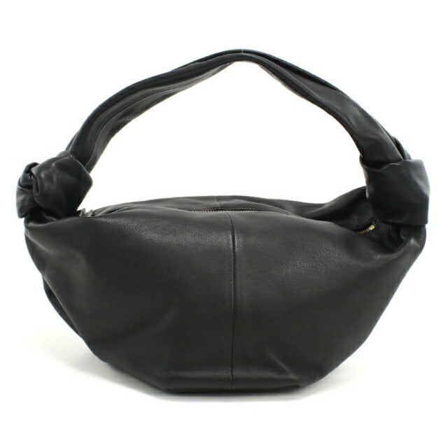中古 ボッテガ・ヴェネタ ハンドバッグ レディース ブランド BOTTEGA VENETA ダブルノット ミニ レザー 629635 ブラック USDBO111526011