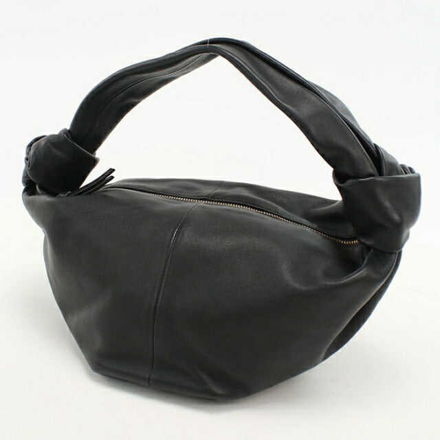 中古 ボッテガ・ヴェネタ ハンドバッグ レディース ブランド BOTTEGA VENETA ダブルノット ミニ レザー 629635 ブラック USDBO111526011