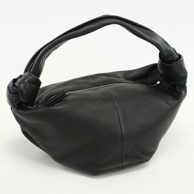 中古 ボッテガ・ヴェネタ ハンドバッグ レディース ブランド BOTTEGA VENETA ダブルノット ミニ レザー 629635 ブラック USDBO111526011