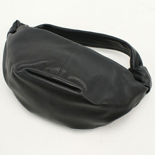 中古 ボッテガ・ヴェネタ ハンドバッグ レディース ブランド BOTTEGA VENETA ダブルノット ミニ レザー 629635 ブラック USDBO111526011