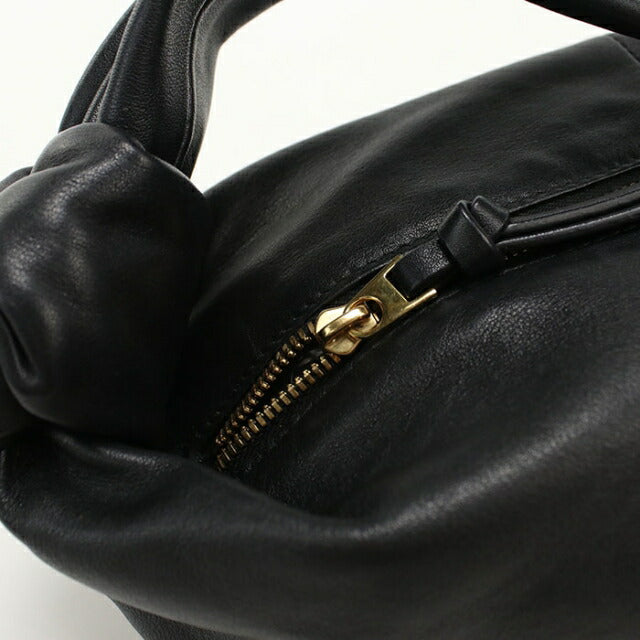 中古 ボッテガ・ヴェネタ ハンドバッグ レディース ブランド BOTTEGA VENETA ダブルノット ミニ レザー 629635 ブラック USDBO111526011