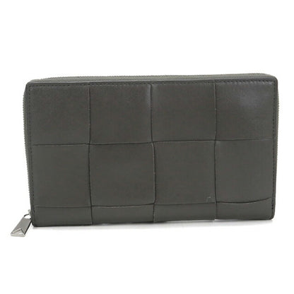 中古 ボッテガ・ヴェネタ 長財布ラウンドファスナー レディース ブランド BOTTEGA VENETA カセット ジップアラウンドウォレット 814649 USDBO112611011