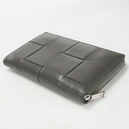 中古 ボッテガ・ヴェネタ 長財布ラウンドファスナー レディース ブランド BOTTEGA VENETA カセット ジップアラウンドウォレット 814649 USDBO112611011