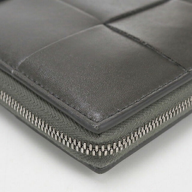 中古 ボッテガ・ヴェネタ 長財布ラウンドファスナー レディース ブランド BOTTEGA VENETA カセット ジップアラウンドウォレット 814649 USDBO112611011