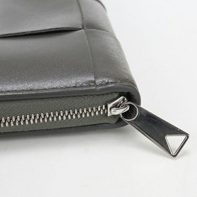 中古 ボッテガ・ヴェネタ 長財布ラウンドファスナー レディース ブランド BOTTEGA VENETA カセット ジップアラウンドウォレット 814649 USDBO112611011