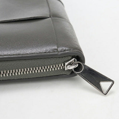 中古 ボッテガ・ヴェネタ 長財布ラウンドファスナー レディース ブランド BOTTEGA VENETA カセット ジップアラウンドウォレット 814649 USDBO112611011