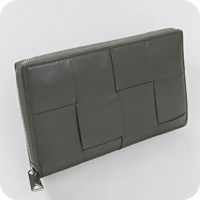 中古 ボッテガ・ヴェネタ 長財布ラウンドファスナー レディース ブランド BOTTEGA VENETA カセット ジップアラウンドウォレット 814649 USDBO112611011