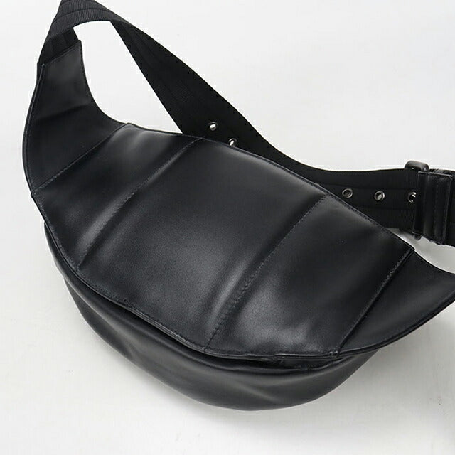 中古 ボッテガ・ヴェネタ ボディバッグ メンズ ブランド BOTTEGA VENETA イントレチャート ベルトバッグ ブラック USDBO114160011