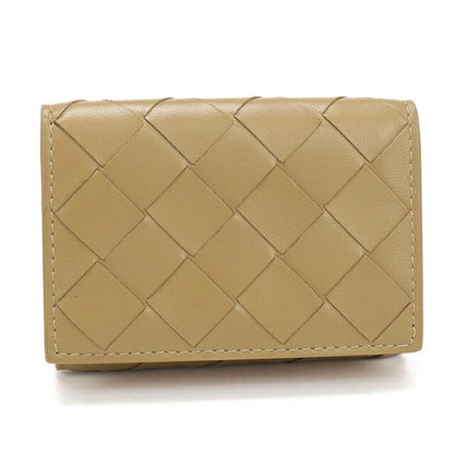 中古 ボッテガ・ヴェネタ 三つ折り財布 三折財布 レディース ブランド BOTTEGA VENETA イントレチャート タイニー ウォレット 751145 USDBO114351011