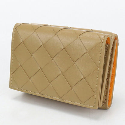 中古 ボッテガ・ヴェネタ 三つ折り財布 三折財布 レディース ブランド BOTTEGA VENETA イントレチャート タイニー ウォレット 751145 USDBO114351011