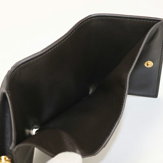 中古 ボッテガ・ヴェネタ 三つ折り財布 三折財布 レディース ブランド BOTTEGA VENETA カセット ファスナーウォレット ブラウン USDBO114456011