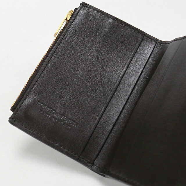中古 ボッテガ・ヴェネタ 三つ折り財布 三折財布 レディース ブランド