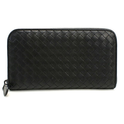 中古 ボッテガ・ヴェネタ 長財布ラウンドファスナー メンズ BOTTEGA VENETA イントレチャート ジップアラウンドウォレット レザー 275064 USDBO114799011